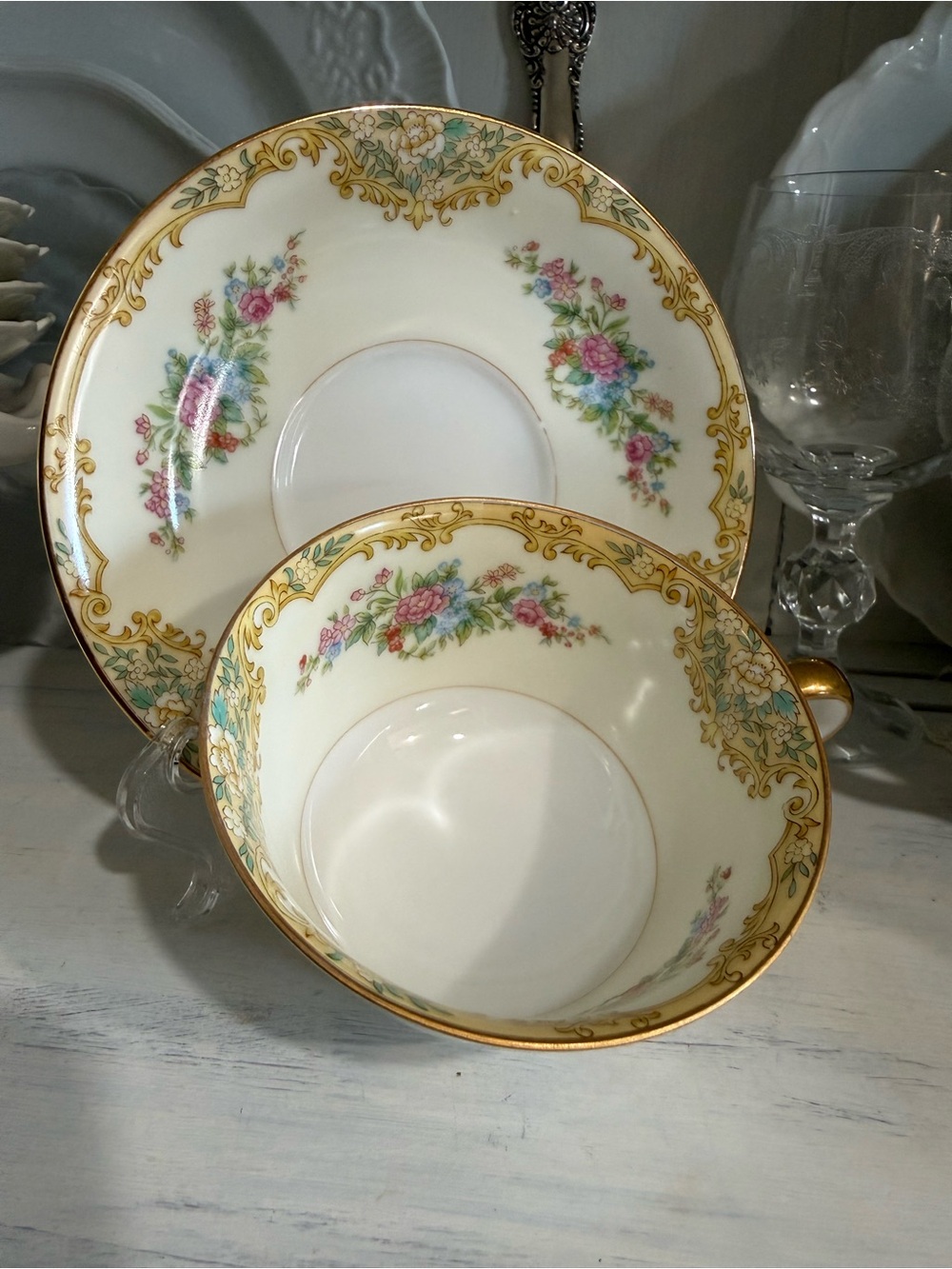 Noritake China Japan tea cups set - Picture 3 of 7